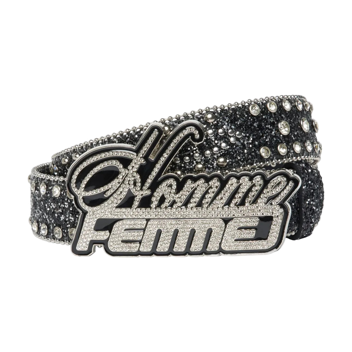 HOMME FEMME SIGNATURE ENCRUSTED BELT by HOMME FEMME