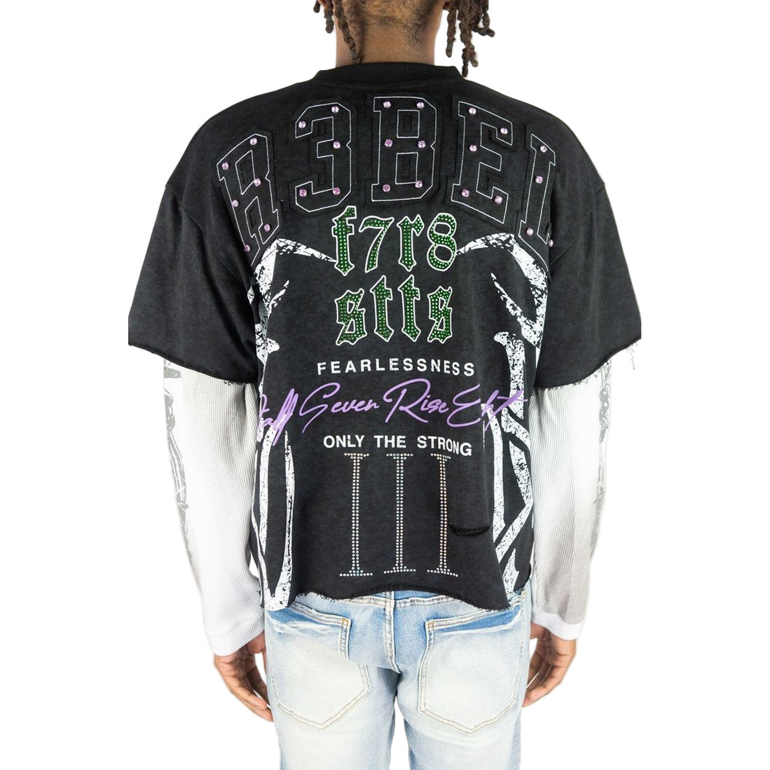 REBEL DENIM ONLY THE STRONG TWOFER by Rebel Minds