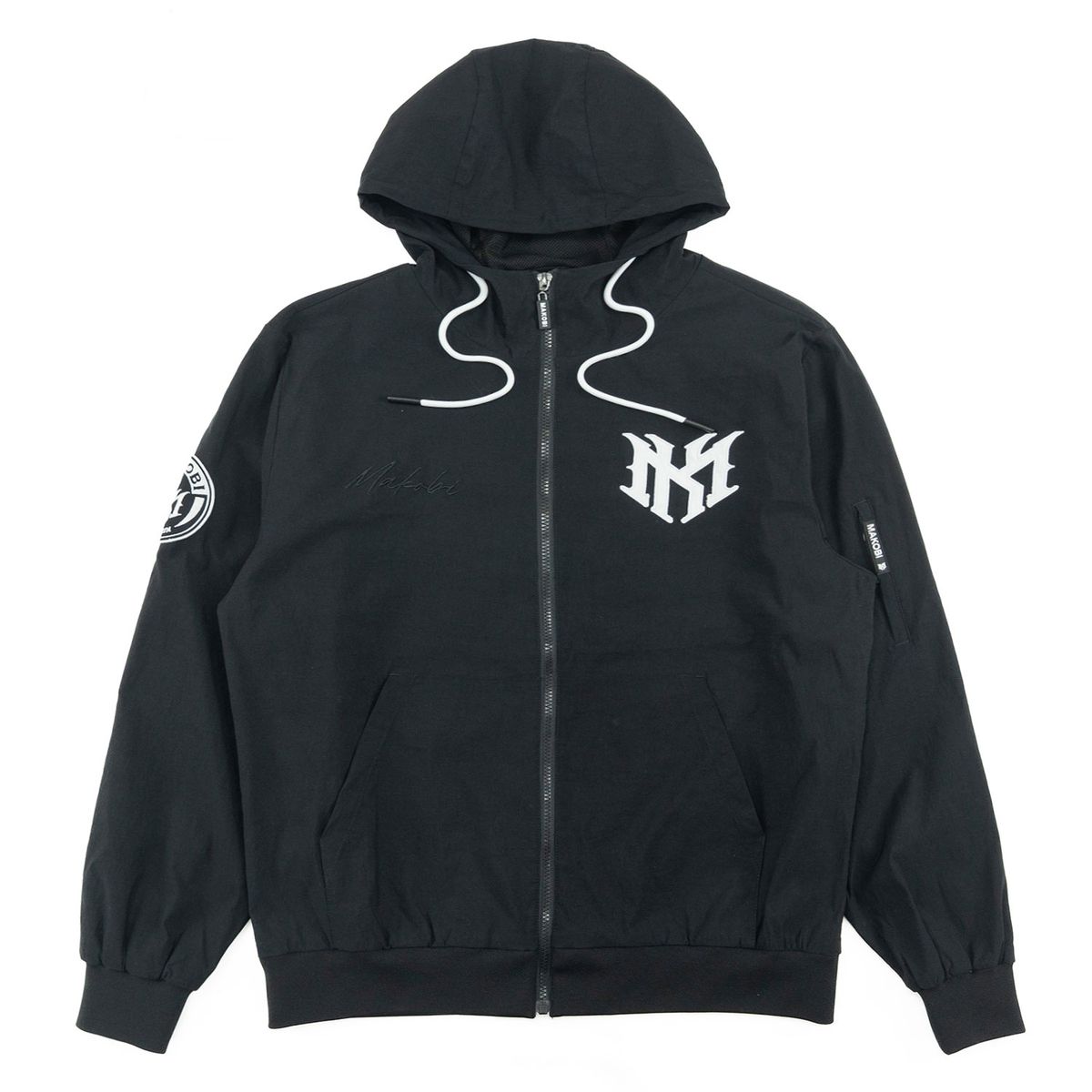 MAKOBI BIG AND TALL ADORNI NYLON JACKET by Makobi
