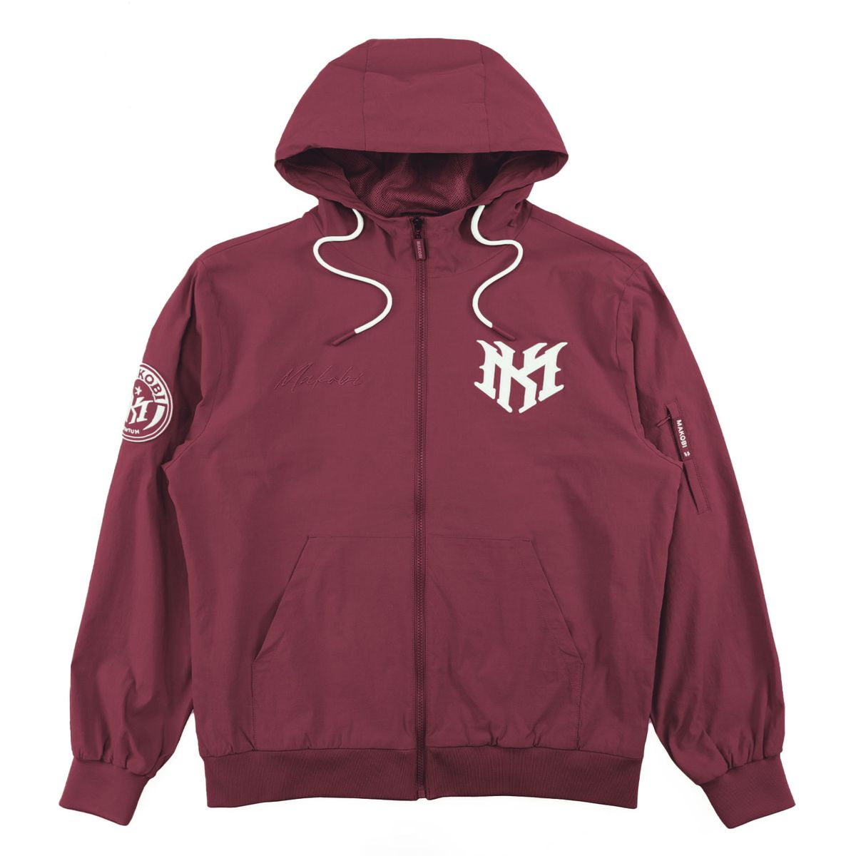 MAKOBI BIG AND TALL ADORNI NYLON JACKET by Makobi