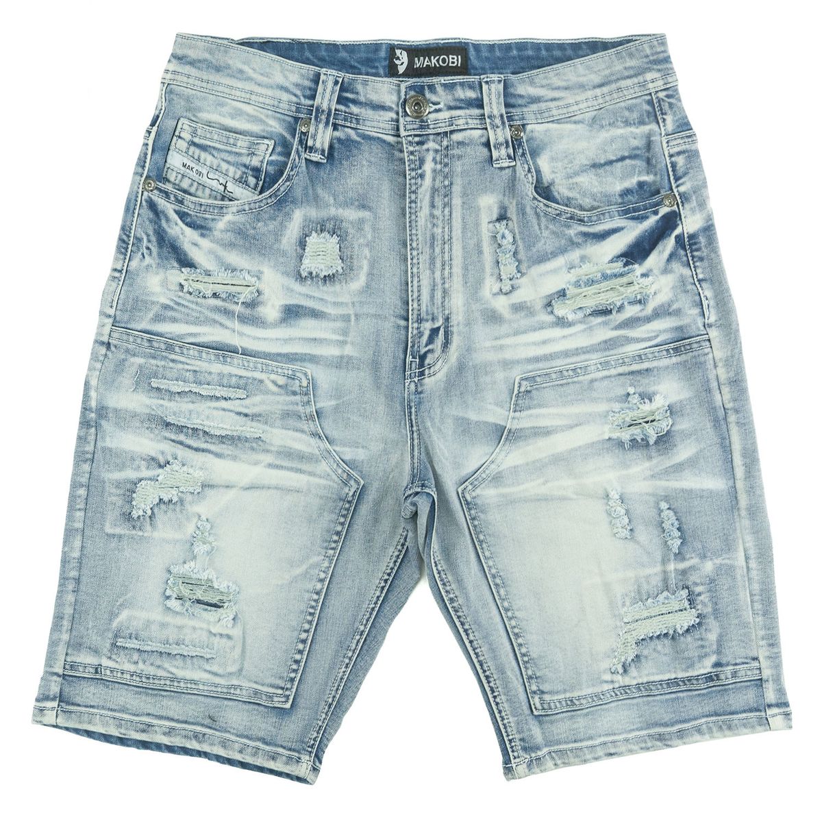 MAKOBI PREGO DENIM SHORTS by Makobi