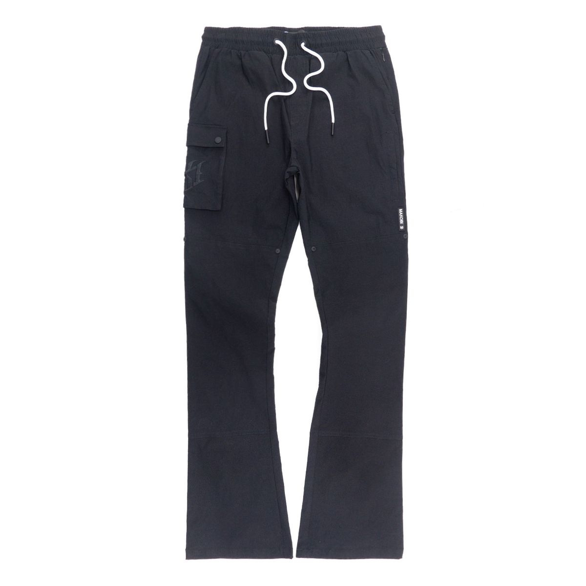 MAKOBI BIG AND TALL ADORNI NYLON STACKED PANTS by Makobi