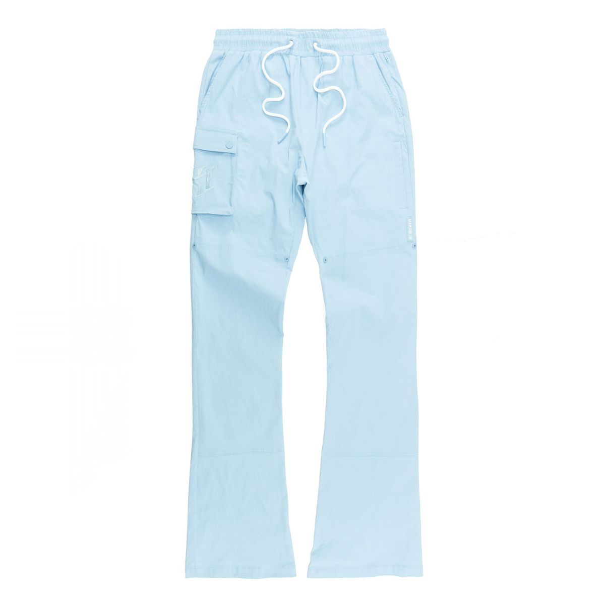 MAKOBI BIG AND TALL ADORNI NYLON STACKED PANTS by Makobi