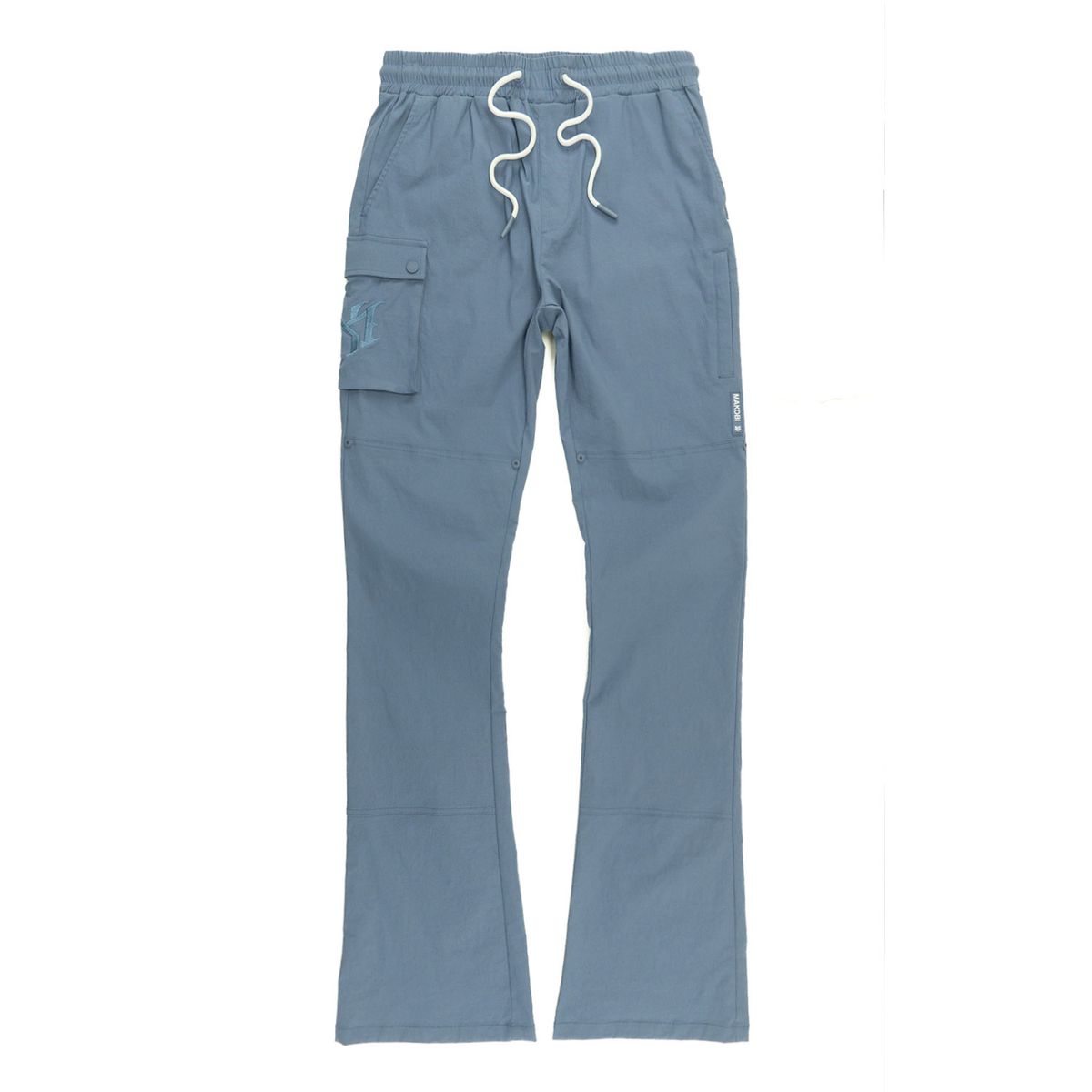 MAKOBI BIG AND TALL ADORNI NYLON STACKED PANTS by Makobi