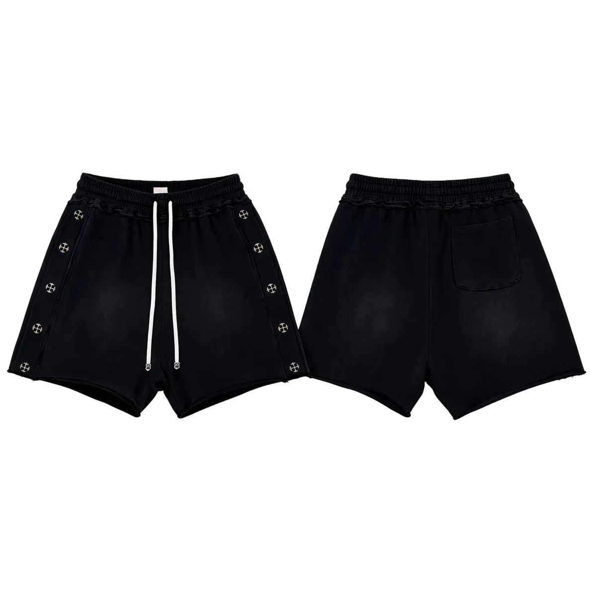 R3BEL ANOINTED TERRY SHORTS by REBEL DNMT