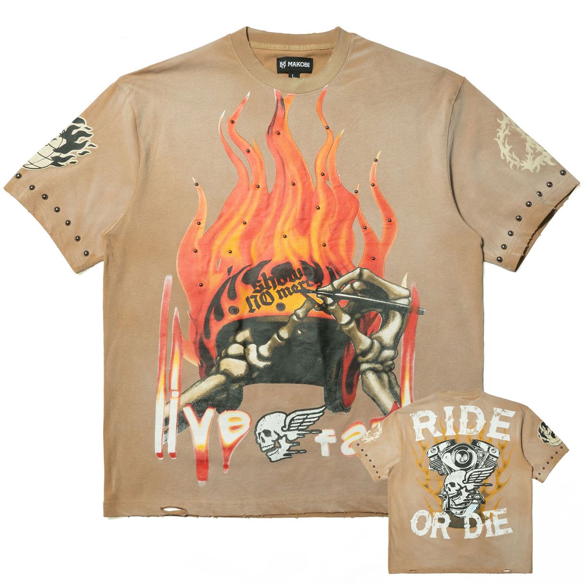 MAKOBI RIDE OR DIE TEE by Makobi