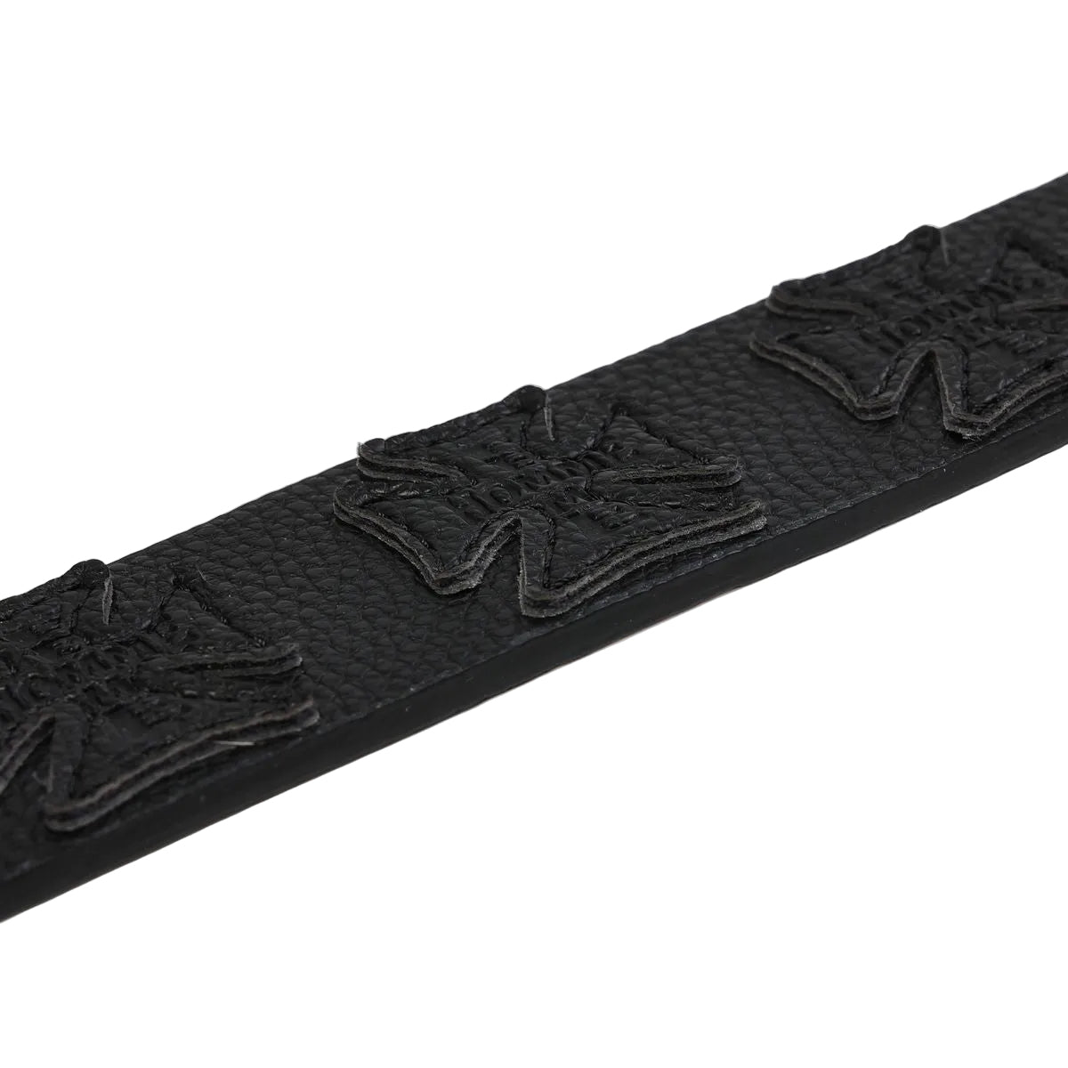 HOMME FEMME IRON CREST CROSS PATCH BELT by HOMME FEMME