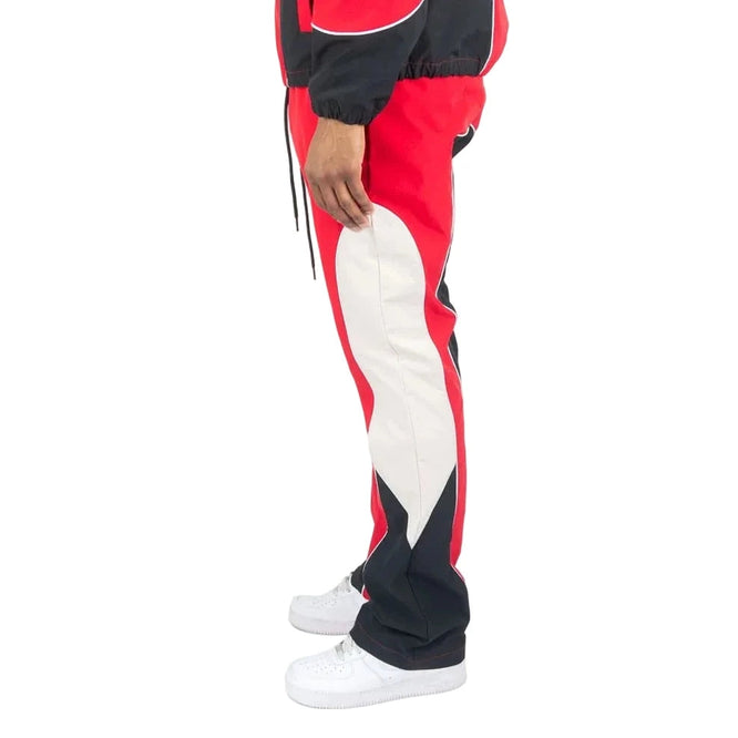 REBEL MINDS NYLON COLORBLOCK PANTS by Rebel Minds
