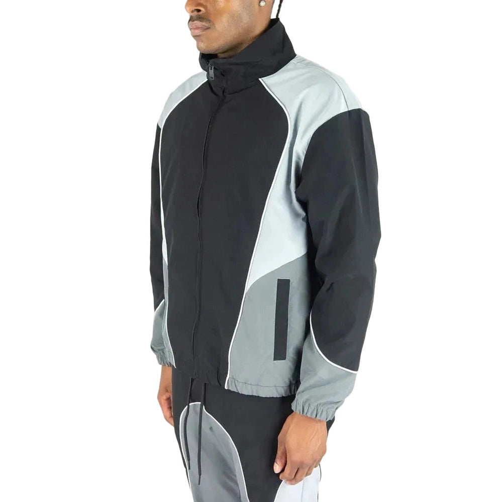 REBEL MINDS NYLON COLORBLOCK JACKET by Rebel Minds