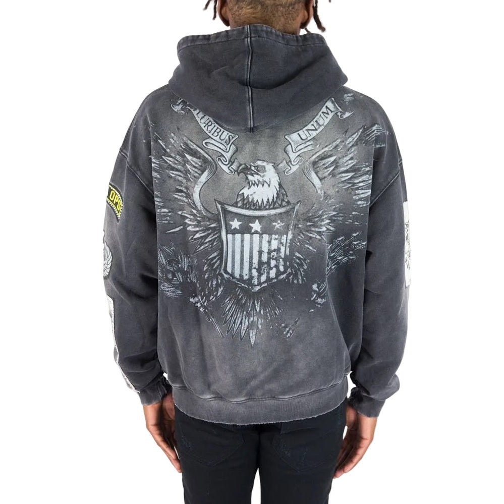 R3BEL MILITARY FT HOODIE by REBEL DNMT