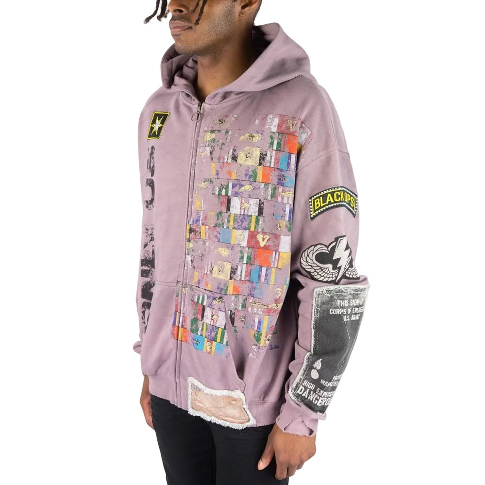 R3BEL MILITARY FT HOODIE by REBEL DNMT