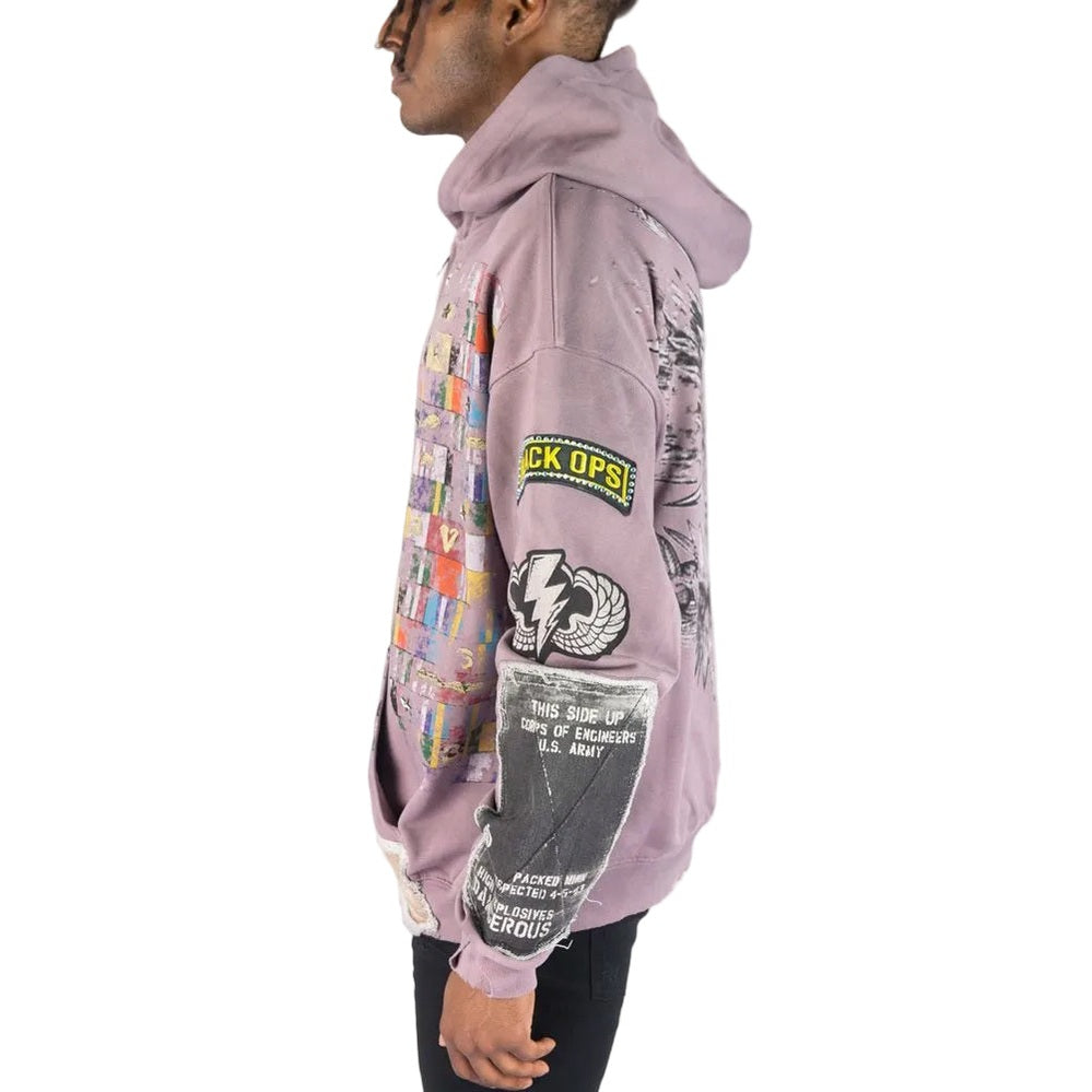 R3BEL MILITARY FT HOODIE by REBEL DNMT