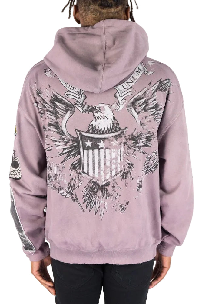 R3BEL MILITARY FT HOODIE by REBEL DNMT