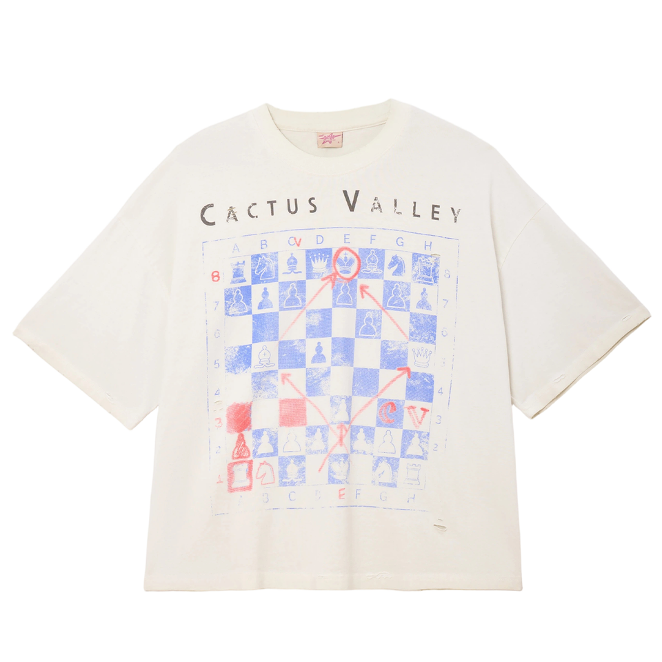CACTUS VALLEY CHESS TEE by AZVA