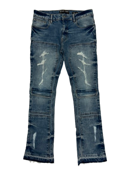 CWF RIP & REPAIR FLARED CARPENTER JEANS by Citywide Fashions