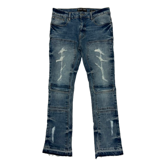 CWF RIP & REPAIR FLARED CARPENTER JEANS by Citywide Fashions