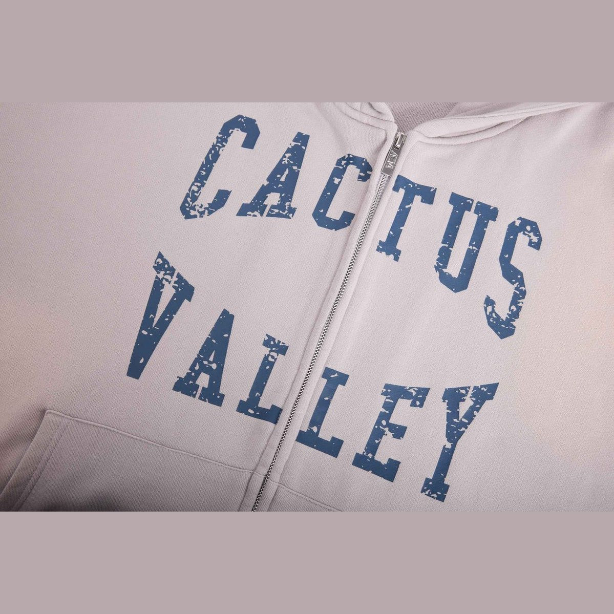 CACTUS VALLEY CRYSTAL VALLEY ZIPUP HOODIE by AZVA