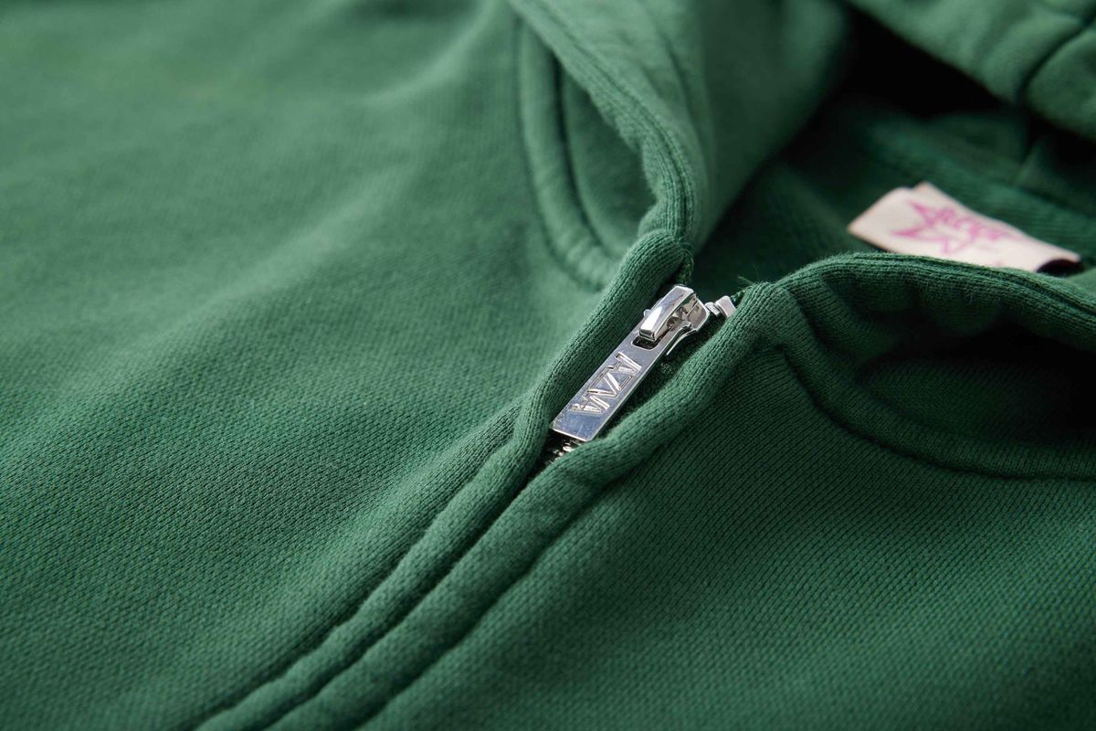 CACTUS VALLEY HIDDEN CRYSTAL ZIPUP HOODIE by AZVA