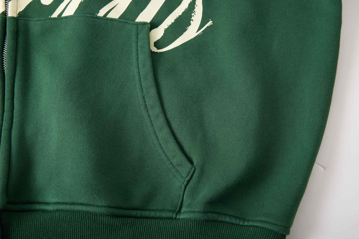CACTUS VALLEY HIDDEN CRYSTAL ZIPUP HOODIE by AZVA