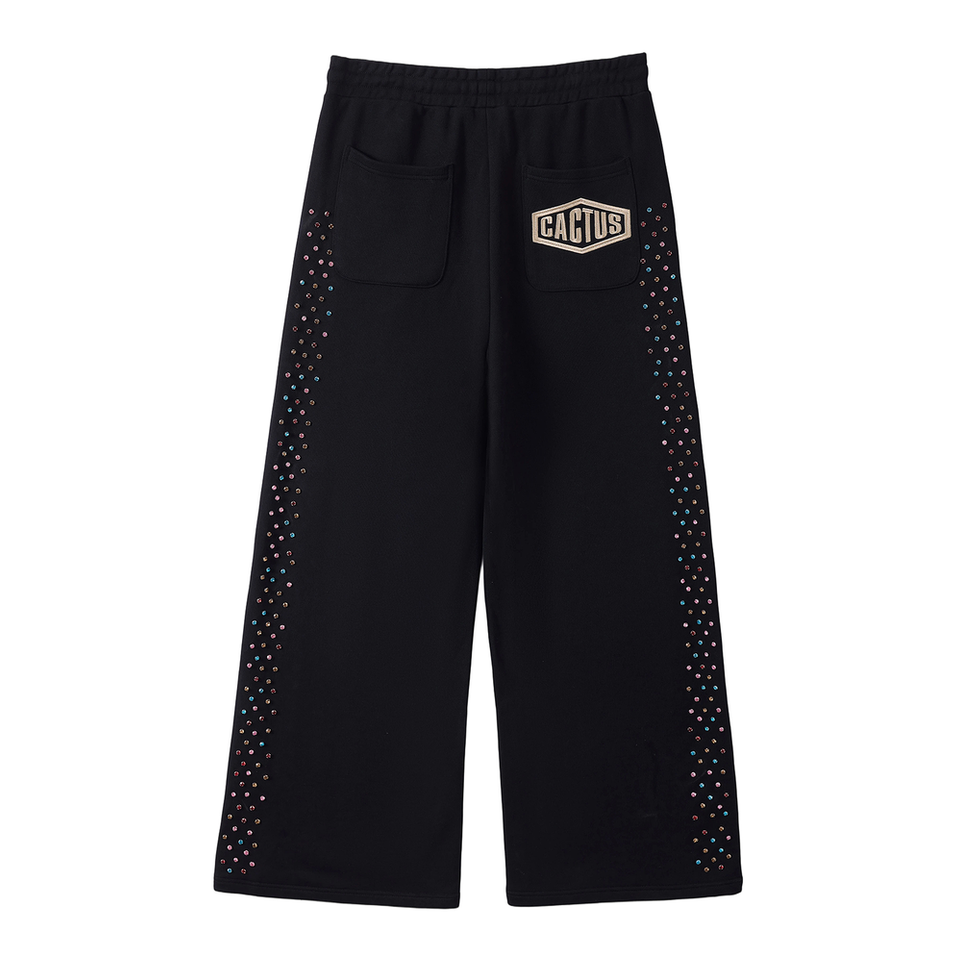 CACTUS VALLEY CRYSTAL CACTUS SWEATPANTS by AZVA