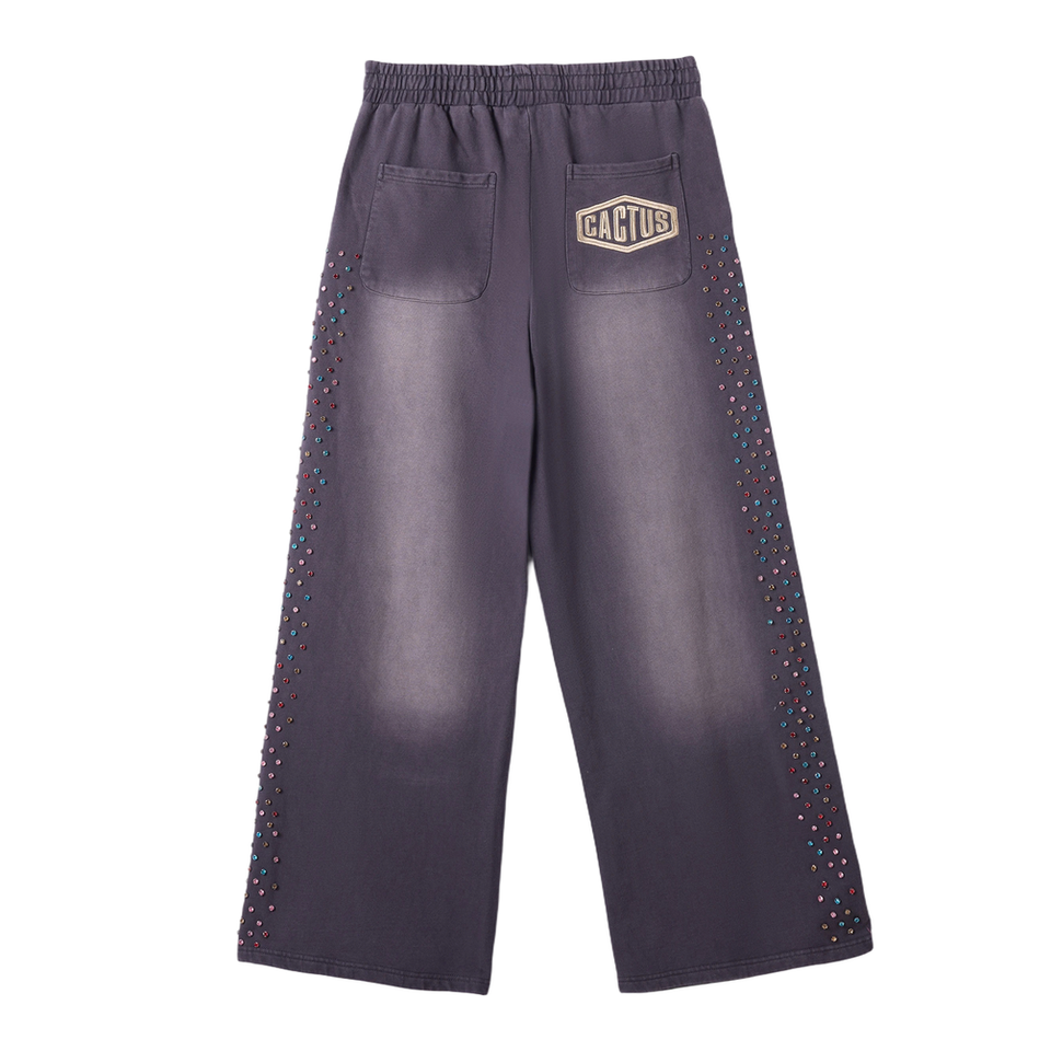 CACTUS VALLEY CRYSTAL CACTUS SWEATPANTS by AZVA