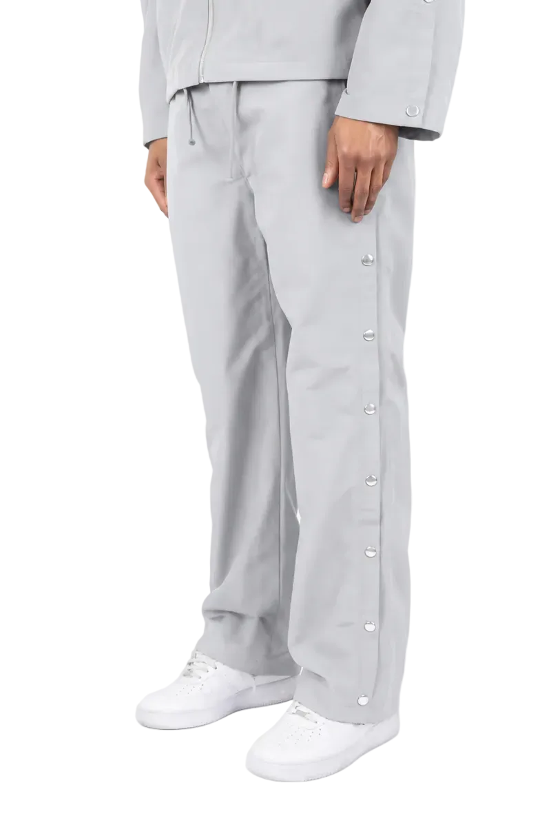 REBEL MINDS NYLON SNAP BUTTON PANTS by Rebel Minds