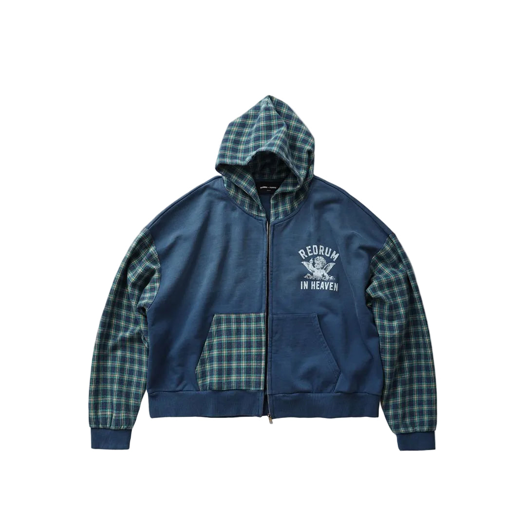 HOMME FEMME REDRUM PLAID HOODIE by HOMME FEMME