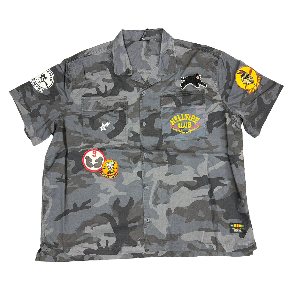 JORDAN CRAIG HELL FIRE CAMP SHIRT by Jordan Craig