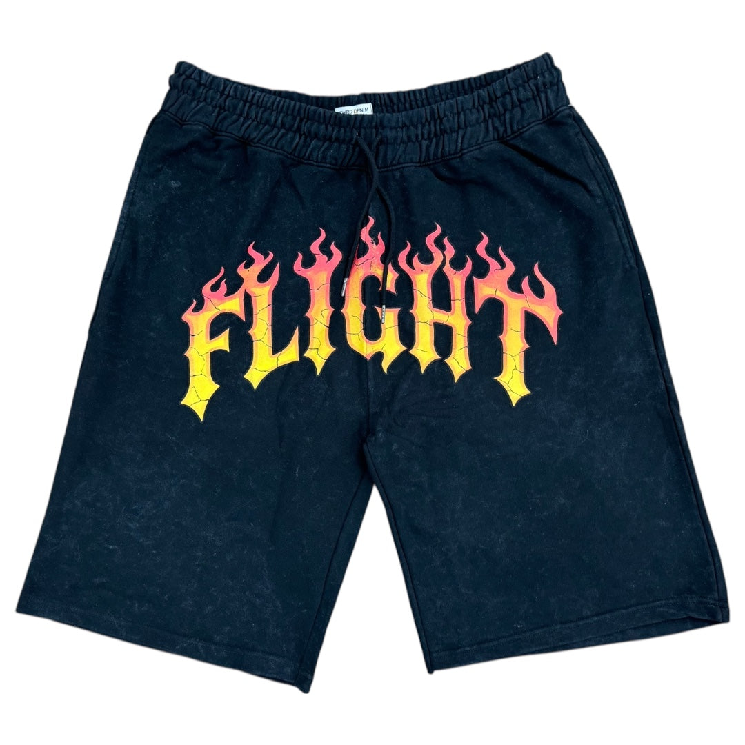 FWRD SKELETON FLIGHT FRENCH TERRY SHORTS by FWRD