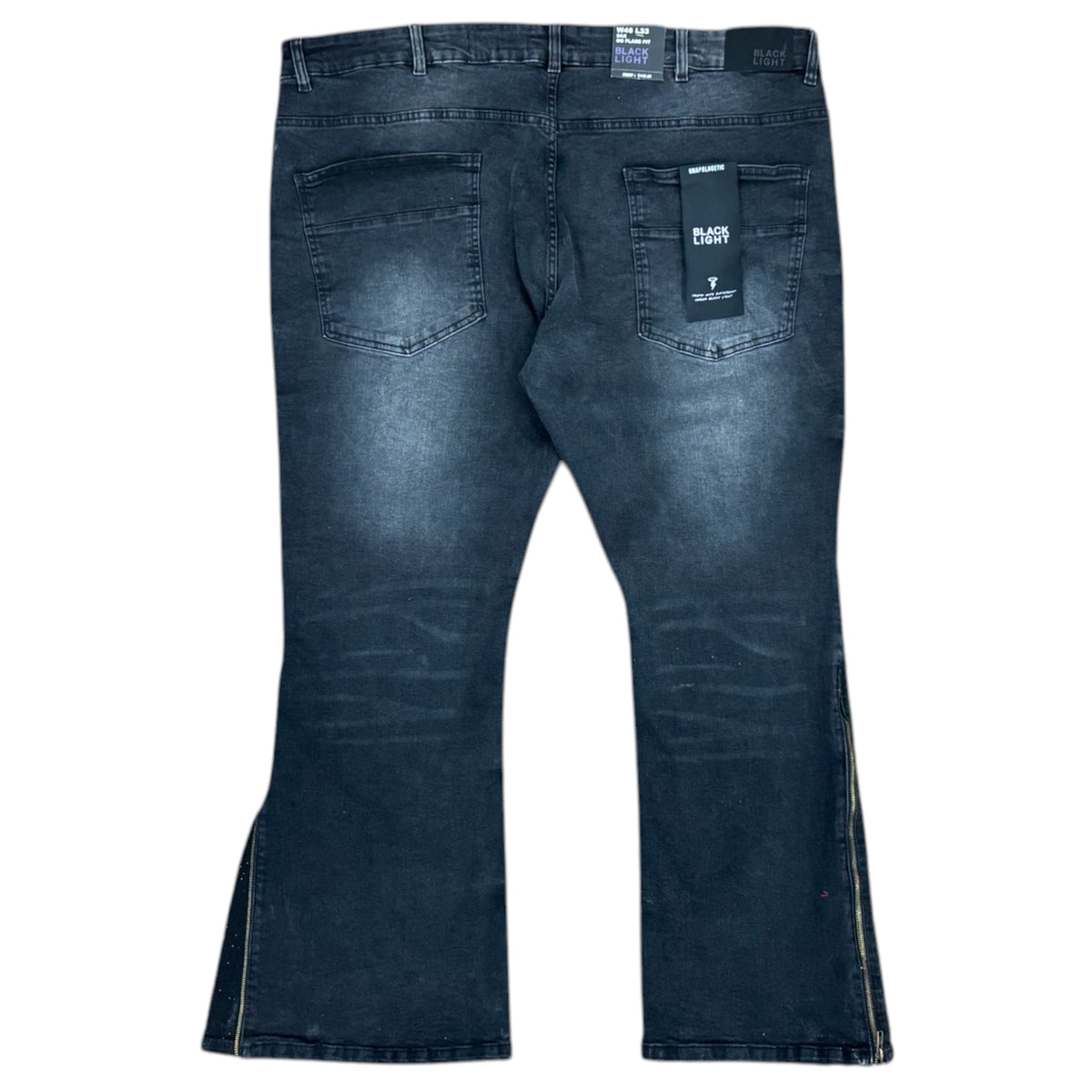 BLACK LIGHT DENIM FLARE FIT JEANS by Black Light