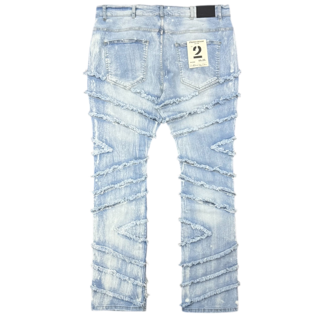 FWRD LIGHT WASH FLARE DENIM by FWRD