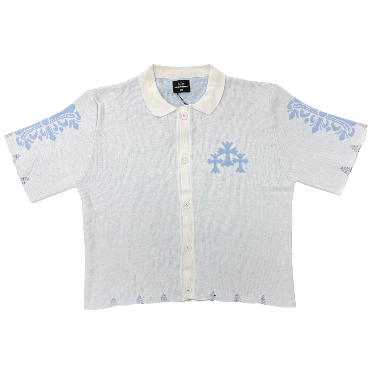MENS TRIPLE CROSS KNITWEAR SHORT SET by ONE IN A MILLION