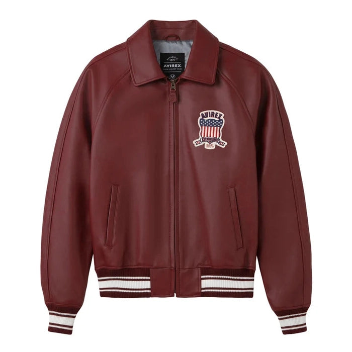 AVIREX ICON JACKET OXBLOOD by AVIREX