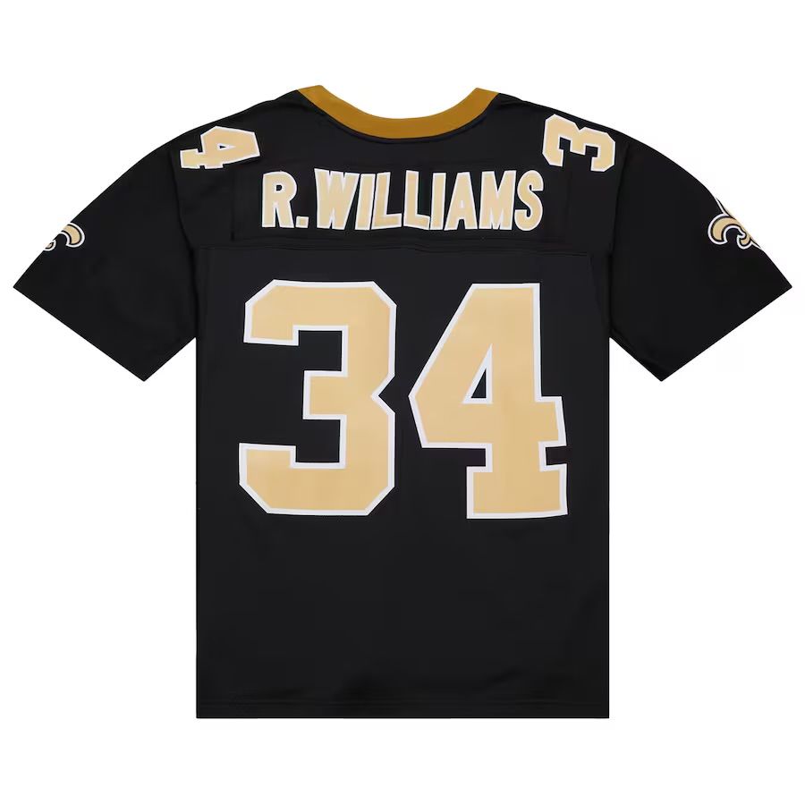 MITCHELL & NESS 1999 RICKY WILLIAMS DARK SAINTS JERSEY by Mitchell and Ness