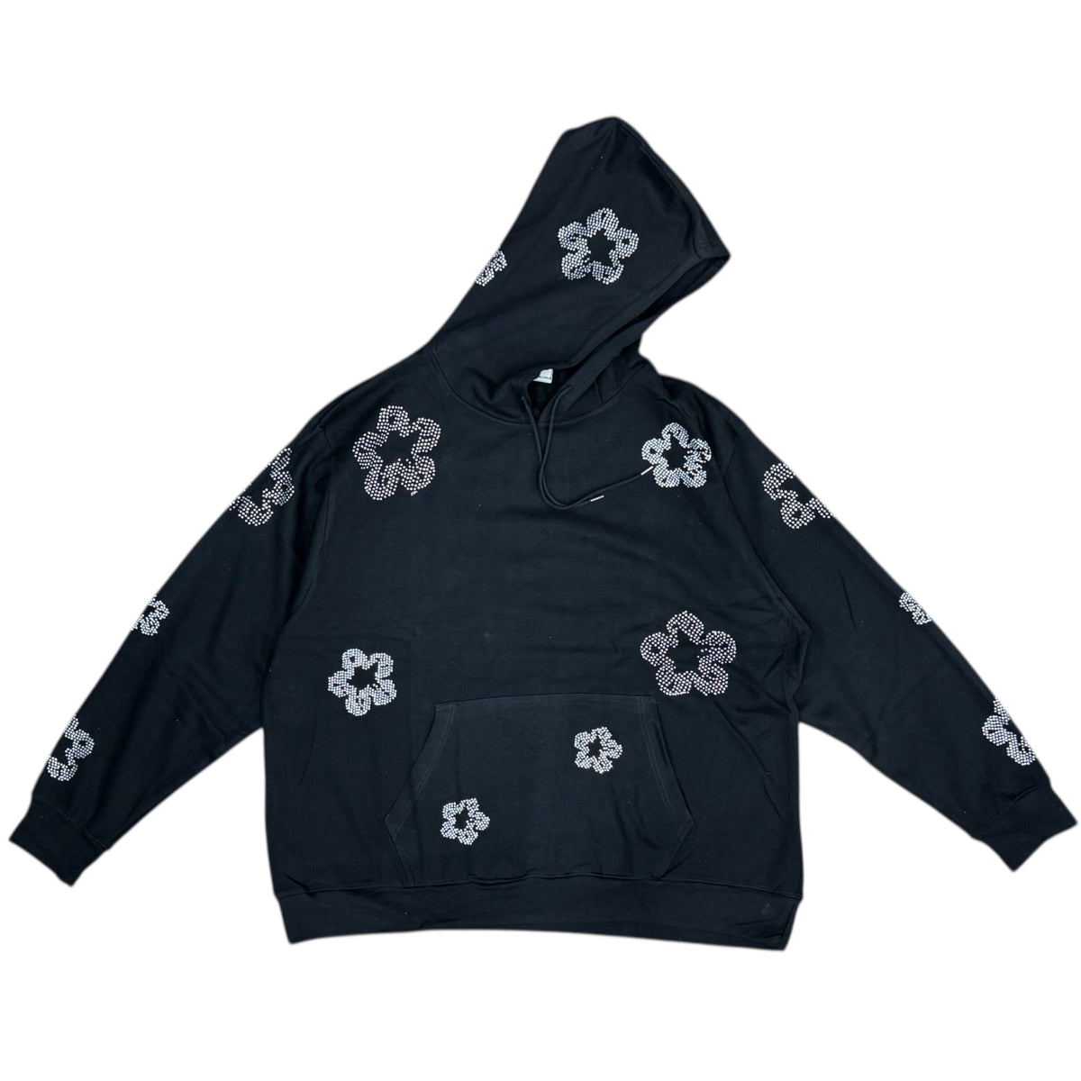FWRD CRYSTAL FLOWER FLEECE PULOVER by FWRD