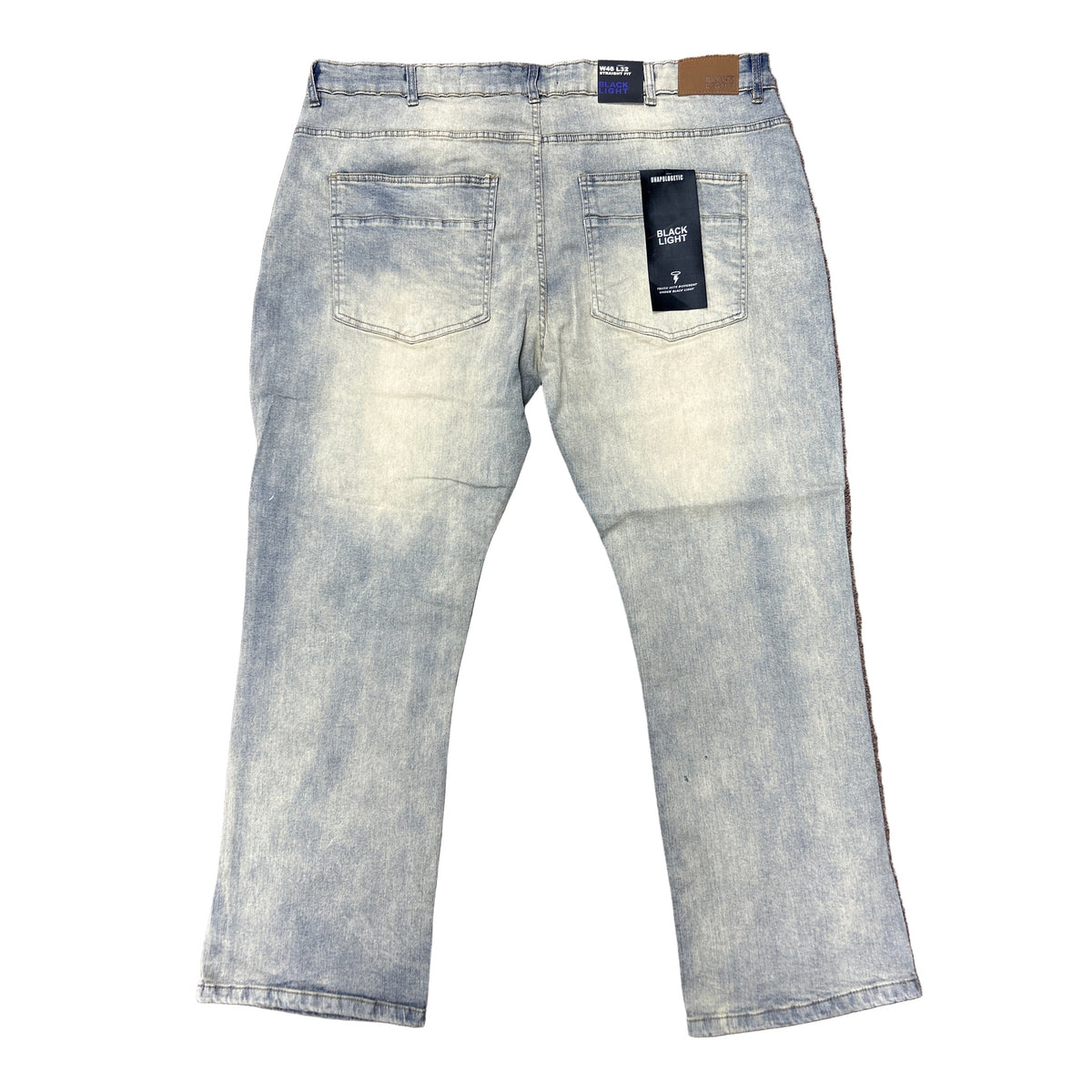 BLACK LIGHT DISTRESSED DENIM by Black Light