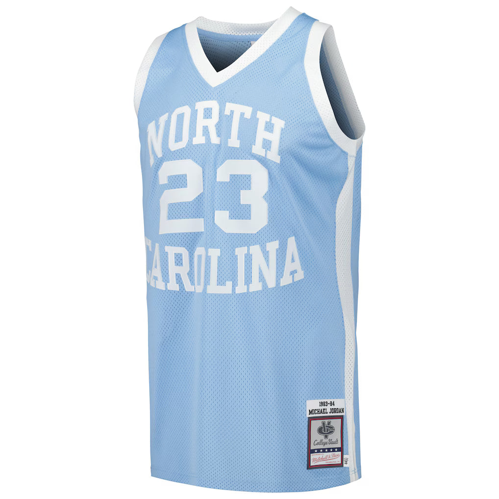 MITCHELL AND NESS NCAA BLUE NORTH CAROLINA TAR HEELS 1983 MICHAEL JORDAN JERSEY by Mitchell and Ness