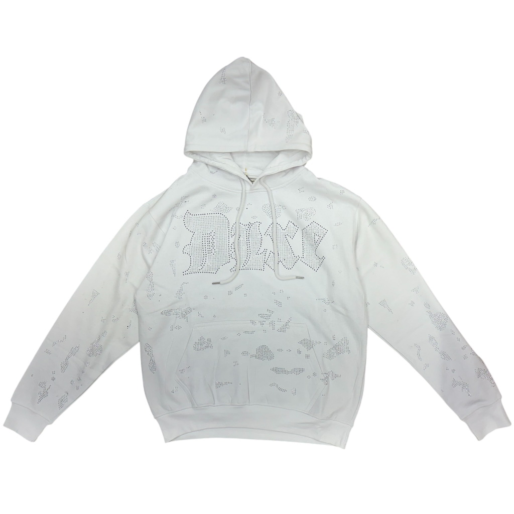 FWRD CRYSTALIZES HOODIE-WHITE by FWRD