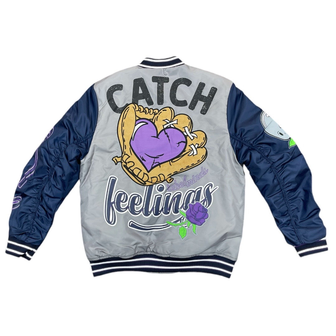 REBEL MINDS 142542-GREY/NAVY by Rebel Minds