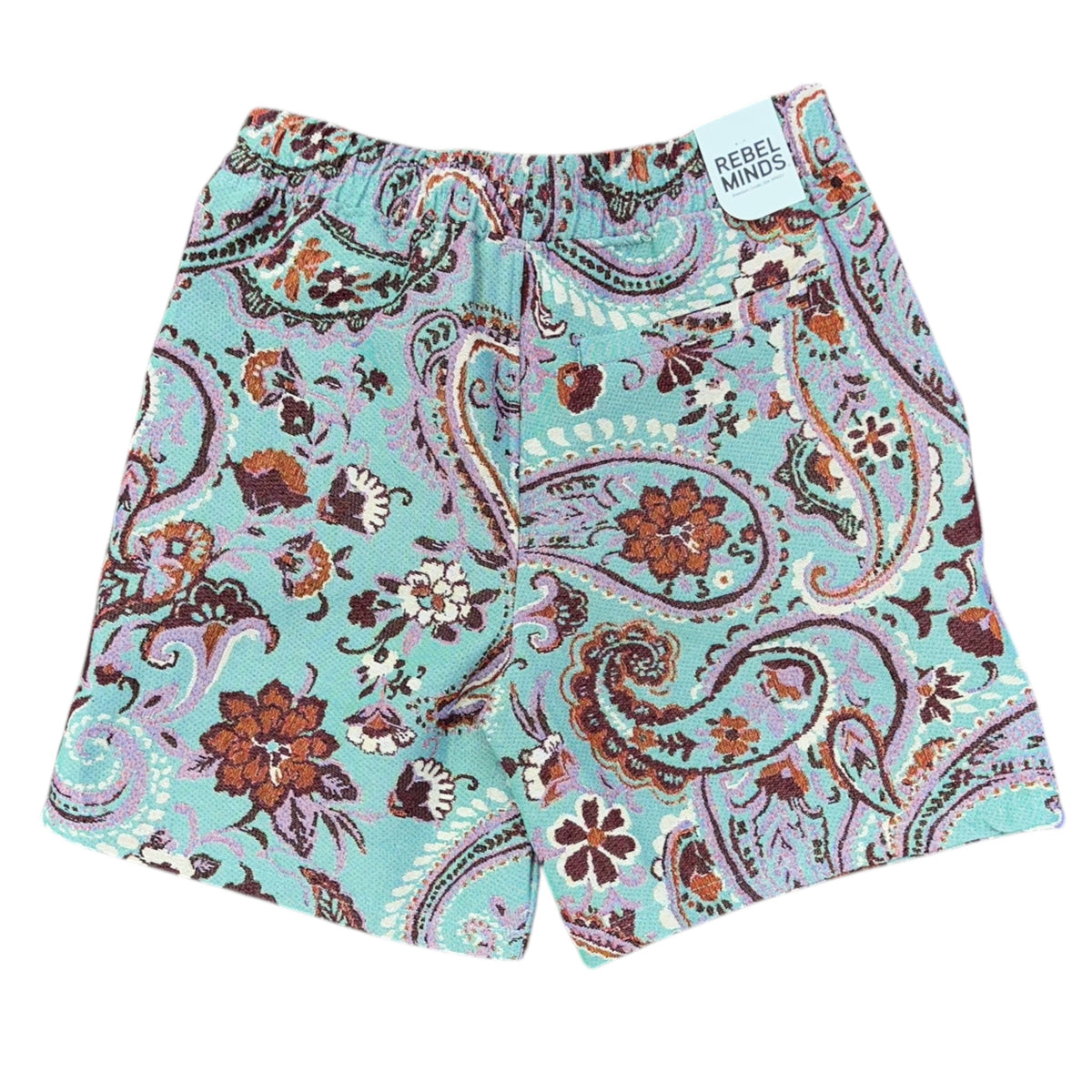 REBEL MINDS LOVESICKNESS TAPESTRY SHORTS by Rebel Minds