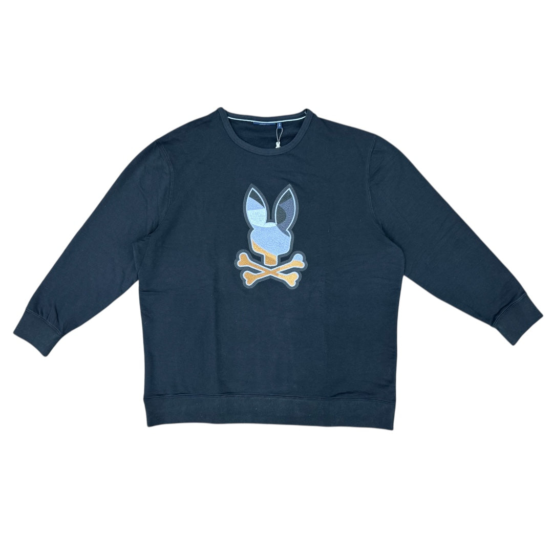 PSYCHO BUNNY DANTE TEXTURED EMBROIDERY CREW by Psycho Bunny