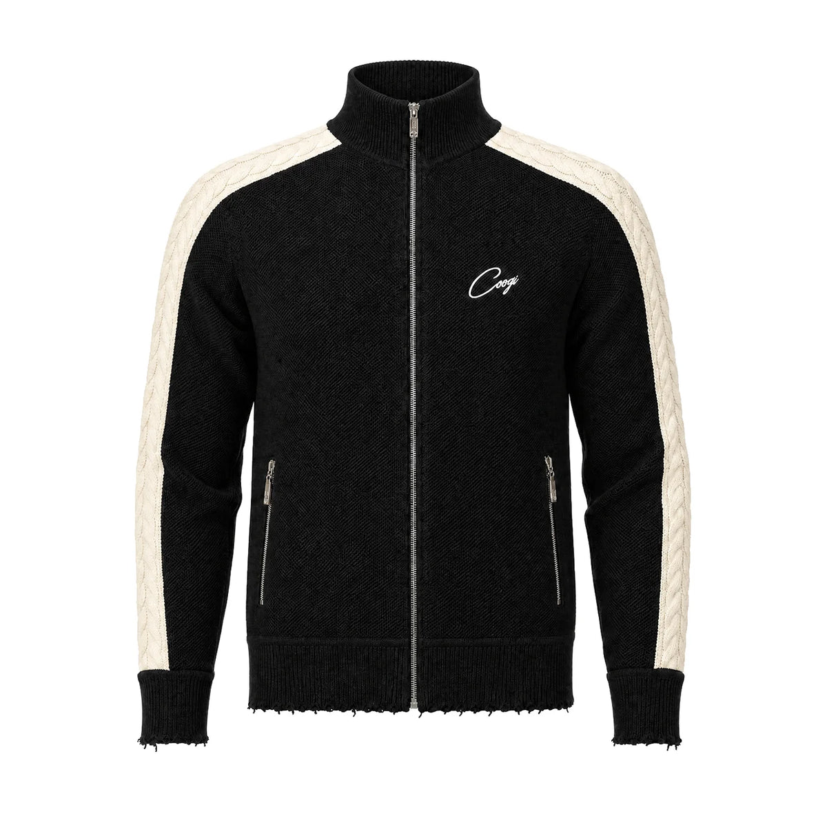 COOGI HEAVYWEIGHT FASHION KNIT TRACK JACKET by COOGI