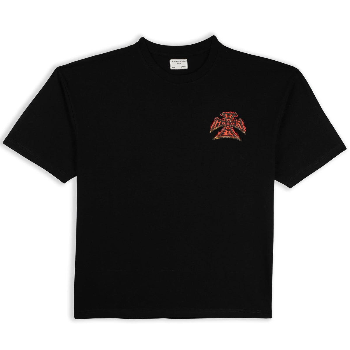 FWRD MEN'S FLAME HONOR S/SLV CROP FIT TEE by FWRD