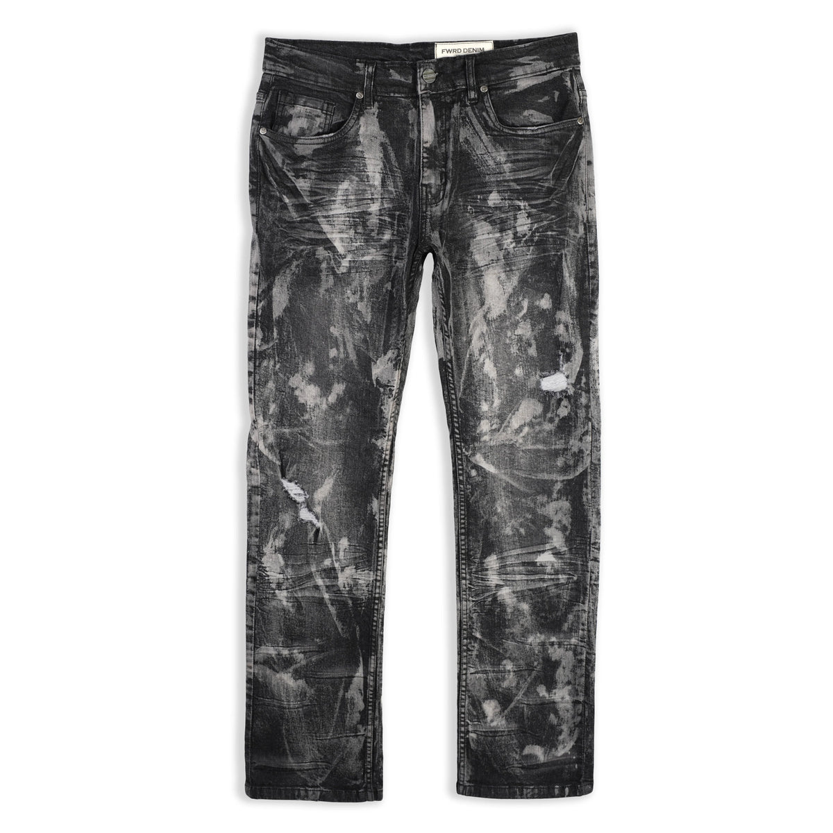 FWRD MENS ERODED STRAIGHT DENIM PANT COLLECTION by FWRD