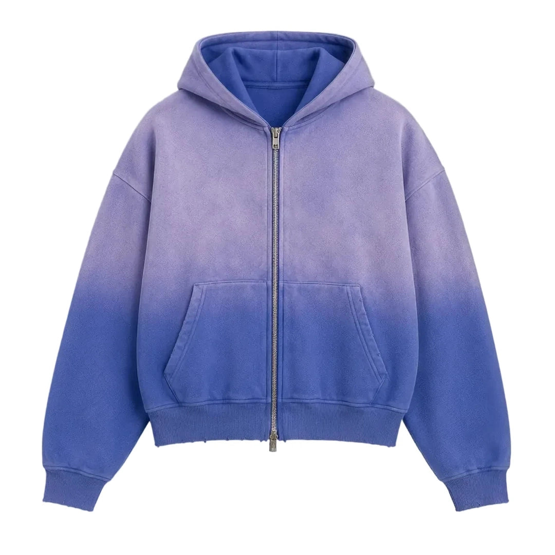 DAY1INE WASHED ZIPUP HOODIE by DAY1NE