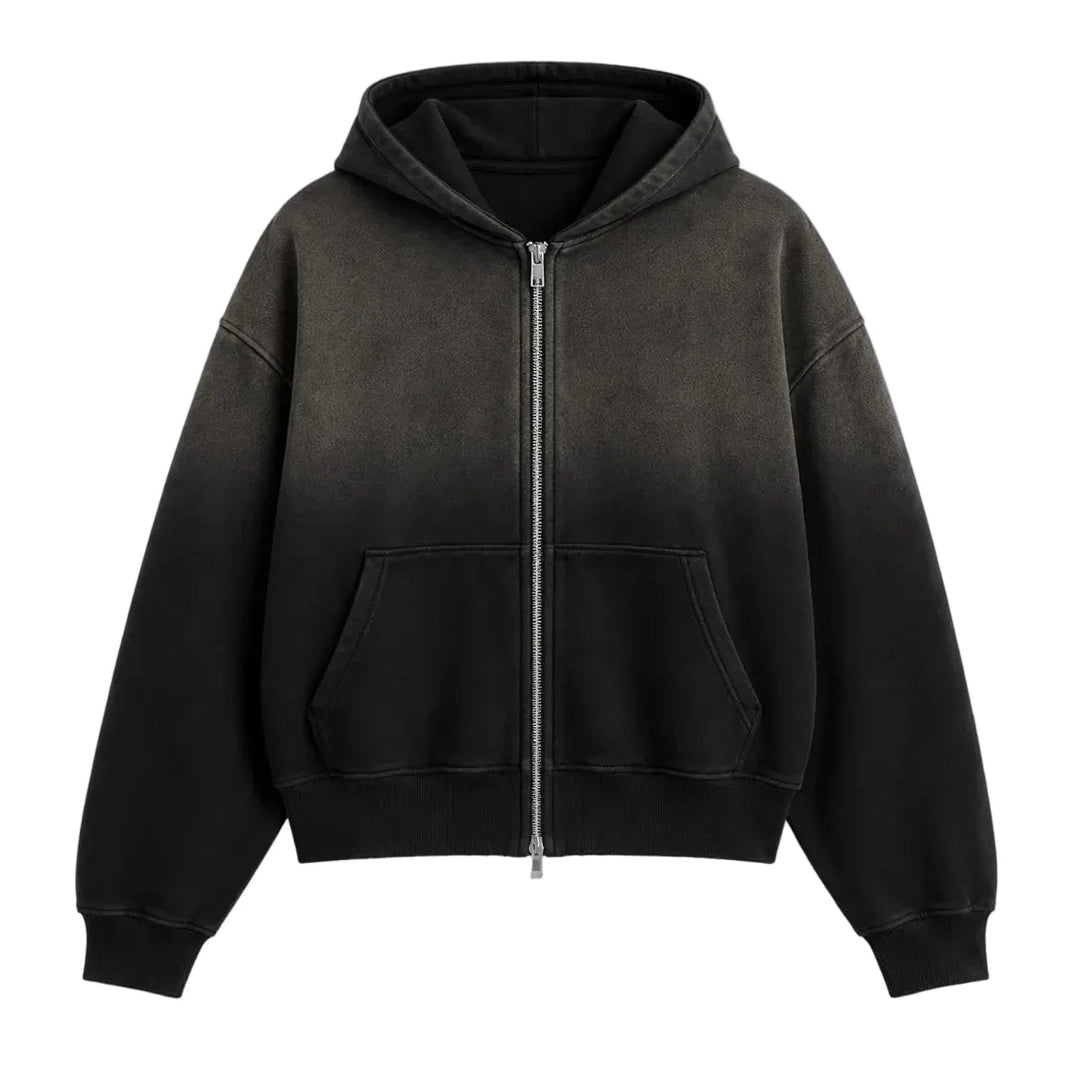 DAY1INE WASHED ZIPUP HOODIE by DAY1NE