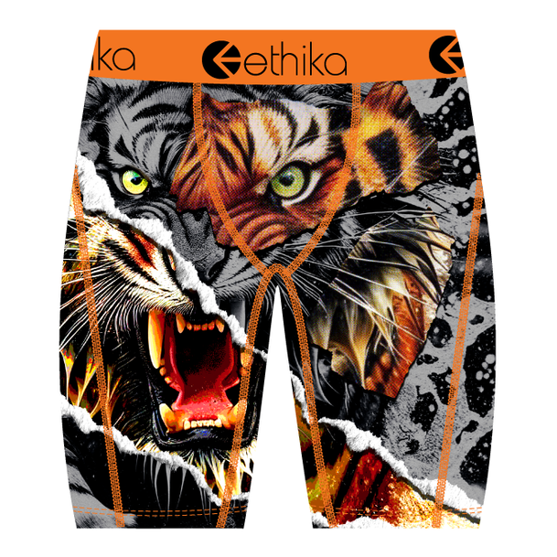 ETHIKA TIGER TEMPER-ORANGE/GREY by Ethika