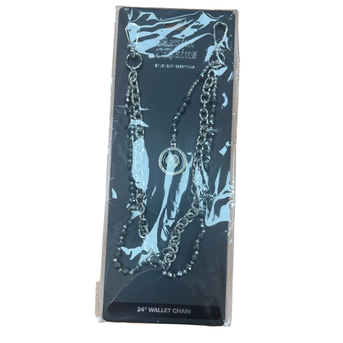 NY JEWELRY LION BEADED DOUBLE WALLET CHAINS by Ace Watches