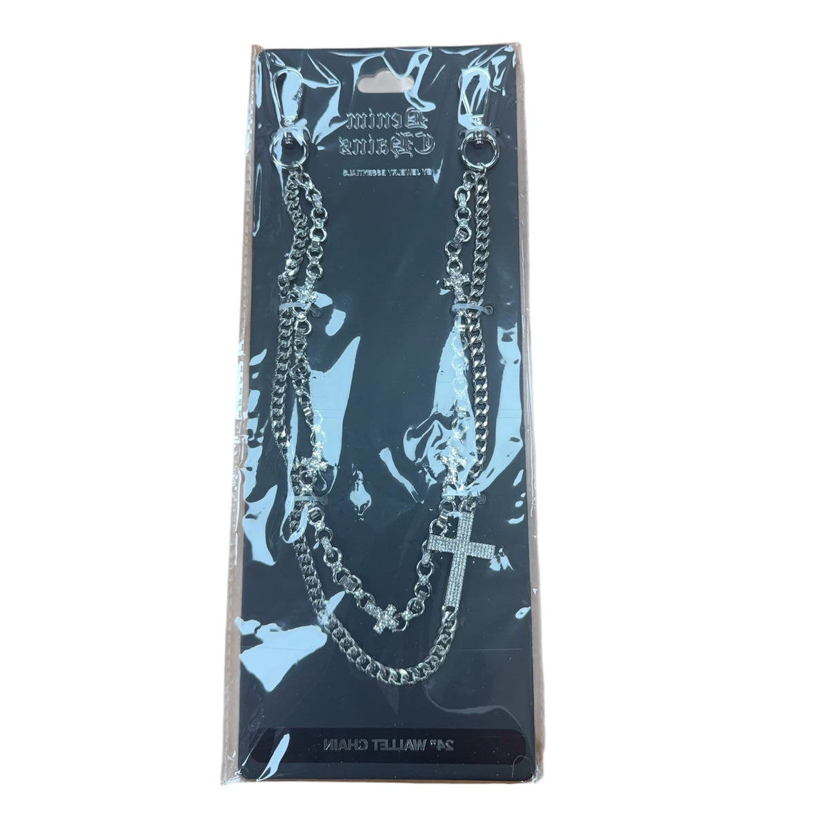 NYC JEWELRY CROSS INFINITY WALLET CHAIN by Ace Watches