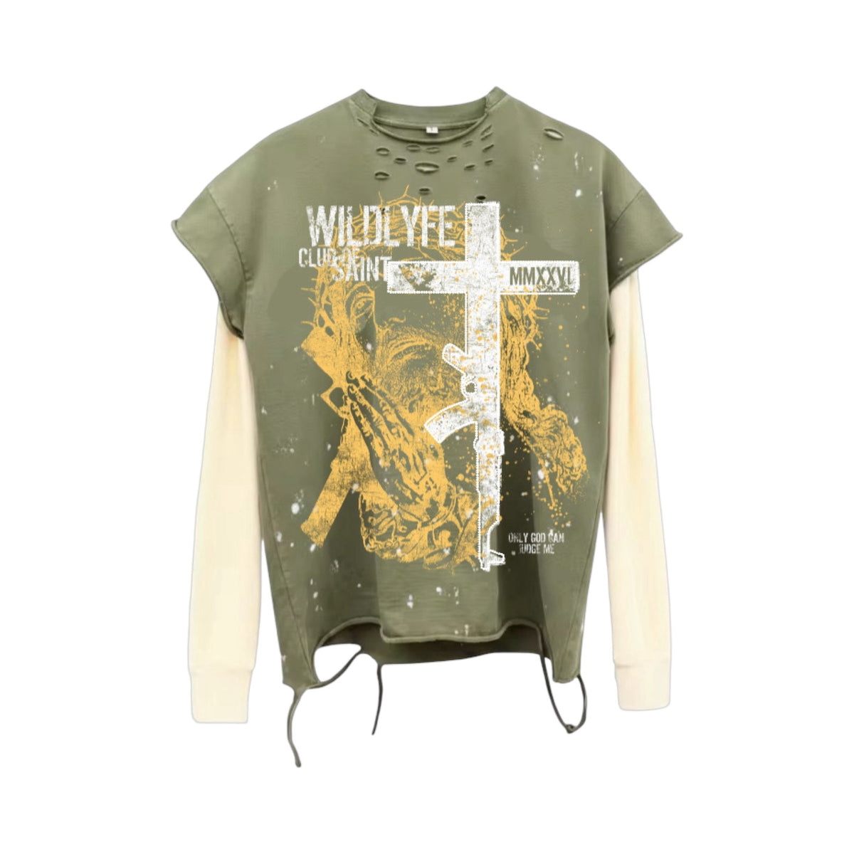 WILDLYFE ONLY GOD CAN JUDGE ME TEE by WILDLYFE